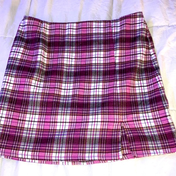 Target pink plaid skirt - Picture 1 of 3